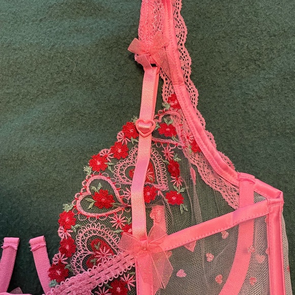 For Love and Lemons Whimsical Garden Underwire Bra - Picture 9 of 14